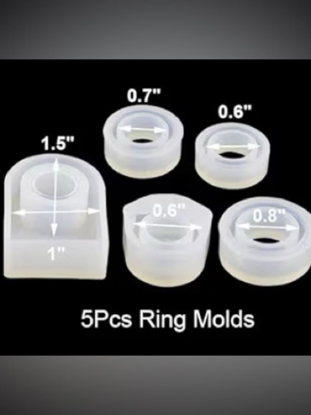 Silicone Resin Mold Kit Pieces - Picture 12 of 13